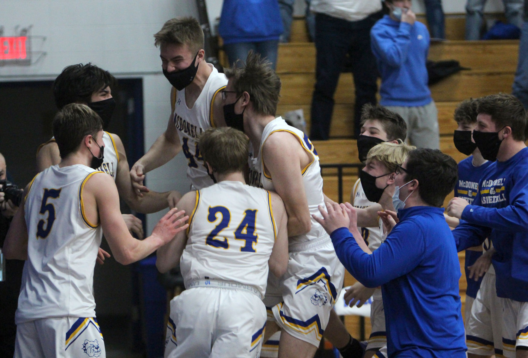 Turtle Lake at McDonell boys basketball 2-27-21